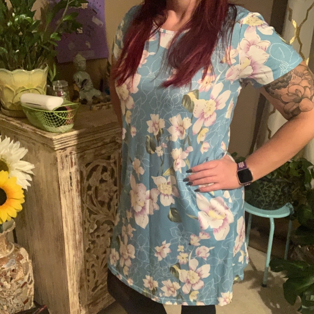 Pretty Floral Dress With Pockets